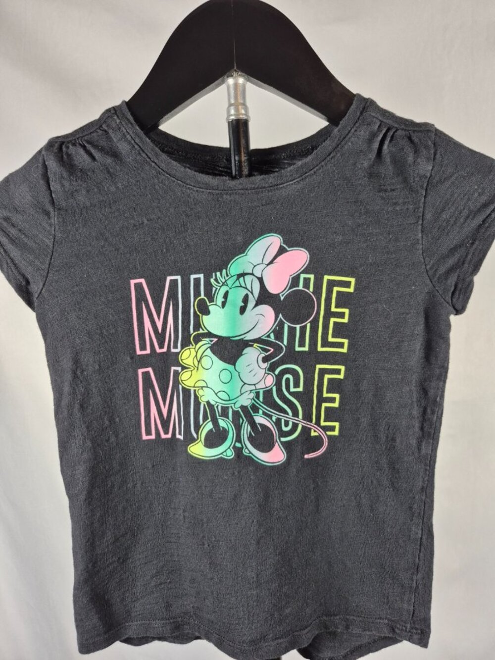 Disney Minnie Mouse Neon Graphic Tee Girls 3T Jumping Beans
